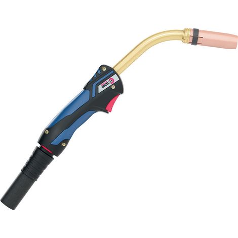 Torche de soudage MIG MAG 4m – Col de cygne coudé 50° – Système de refroidissement à eau – Compatible avec fil 1-1,6mm – Abicor Binzel