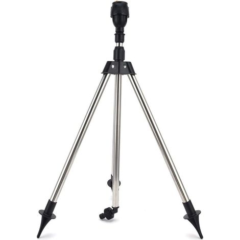 1 ensemble d'arroseurs rotatifs à 360°, pulvérisateur automatique rotatif avec support télescopique, pour jardin et pelouse (1/5)