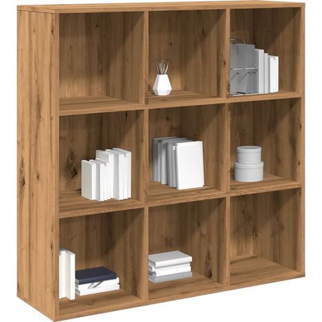 Estantería roble artisan 98x29x97,5 cm vidaXL (1/5)
