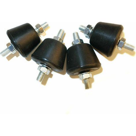 Conical Silent Block for Air Conditioner M8 Anti-Vibration Feet Pack of 4 Silent M8 Wall Mounting Brackets for Reversible Air Conditioner