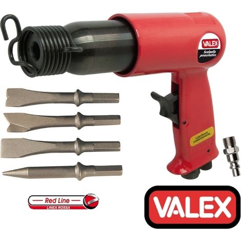 Martello/Scalpellatore/Scalpello ad aria compressa/pneumatico con 4 punte Valex - 1552010