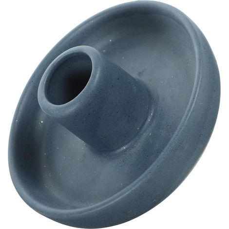 Brûleur à Bâtonnets de Bois Naturel en Céramique Ronde Fond Stable pour Décoration Moderne Maison et Support Parfum Bâton Bleu (1/5)