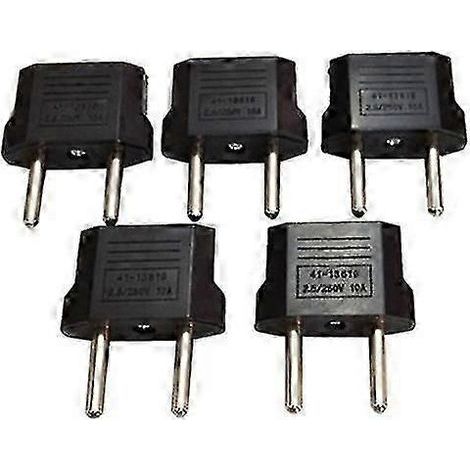 Adaptateur de voyage avec 5 prises universelles US vers UE (1/4)