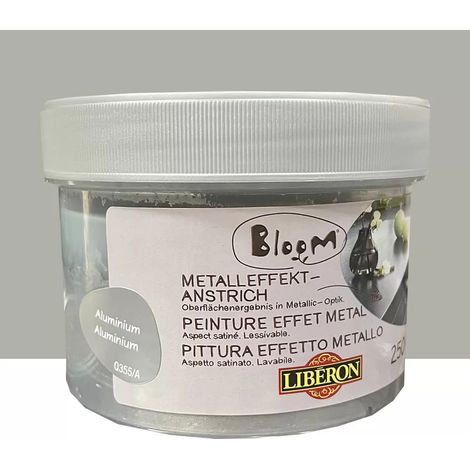 Peinture Libéron Effet Métal Aluminium 0,25 L (1/2)