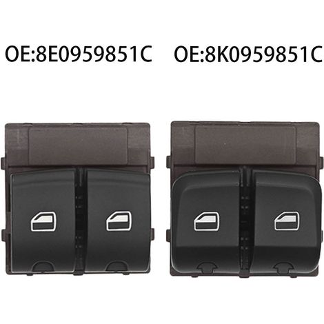 8E0959851C Applicable au commutateur de fenêtre/commutateur de commande de régulateur de fenêtre Audi (2007-2014). (1/4)