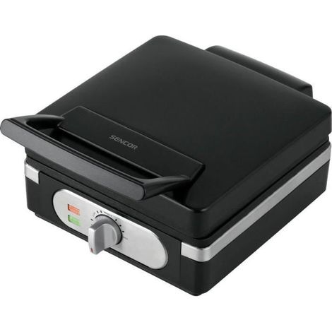 Sencor SWF 2010BK Waffeleisen schwarz 1400 W kompakt (1/5)