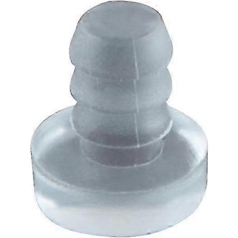 Lot de 200 pastilles antichoc en caoutchouc encastrées pour portes et placards en verre, idéales pour les comptoirs de terrasse. Convient aux trous de 4,76 mm (3/16 po). (1/5)