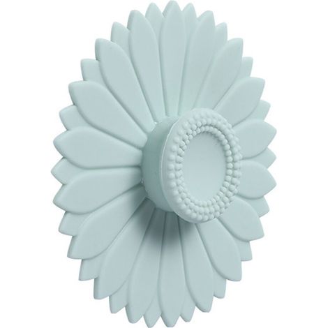 Tapa de silicona con diseño de girasol, tapa verde (1/5)