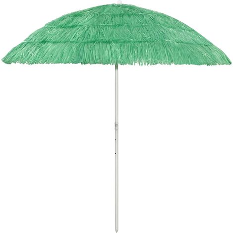 Parasol de plage Vert 240 cm (1/5)