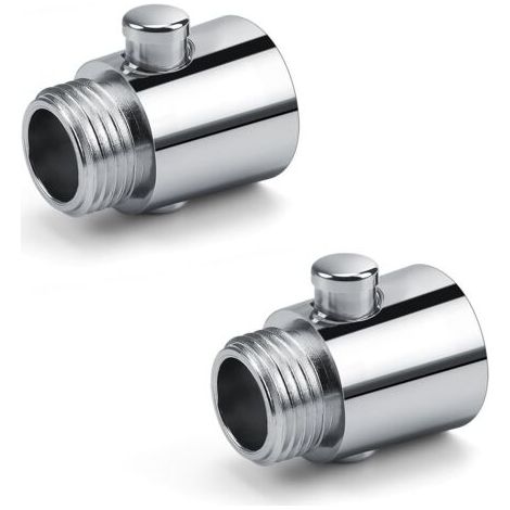 Stop Douche, Robinet D'arrêT du Pommeau de Douche G1/2, Economiseur D'eau pour Douche Fabriqué en Matériau ABS de Haute qualité, Convient pour La Cuisine ou La Douche (1/5)