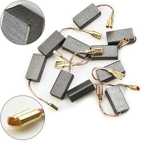 10 balais de charbon pour meuleuse d'angle Bosch, 15 mm x 8 mm x 5 mm ( ) (1/5)