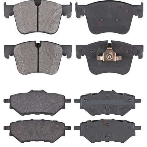 KIT PASTIGLIE FRENO ANTERIORI E POSTERIORI compatibile con CHRYSLER SEBRING / PASTIGLIE FRENANTI AUTO OEM FDB1550 FDB1621,FDB1099 FDB803 FDB1992 / SOSTITUZIONE DIRETTA / BASSA POLVERE / SILENZIOSO