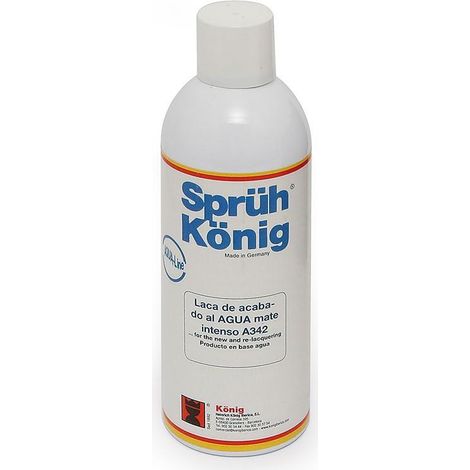 KONIG spray laca aluminio agua mate intenso 400ml. , 0UNIDADES