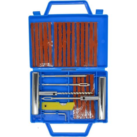 Kit de réparation de pneus robuste — un outil universel de réparation de pneus convenant aux voitures, camions, camping-cars et SUV. (1/4)