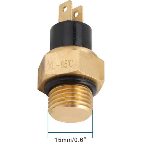 Der Thermoschalter CF250 (11 mm Gewindelänge) ist ein Kühlschalter, erhältlich in 98°C-Ausführungen. (1/4)