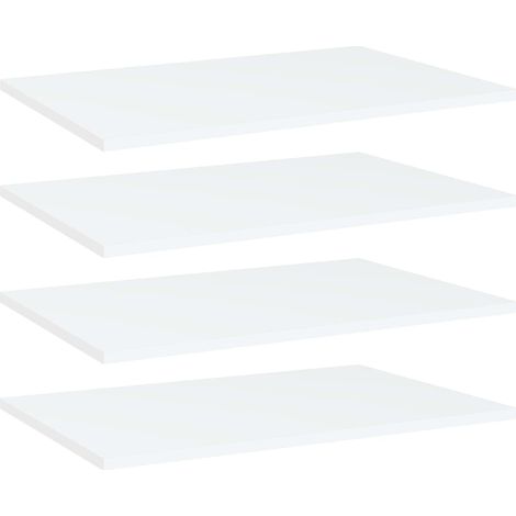 Bücherregal-Bretter 4 Stk. Weiß 60x40x1,5 cm Holzwerkstoff