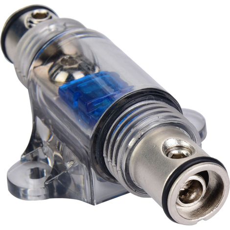 1 Eingang, 1 Ausgang, 60A Sicherungsverteilerblock, Kfz-Audio-Sicherungshalter, 4/8-Gauge-Kabel (1/5)