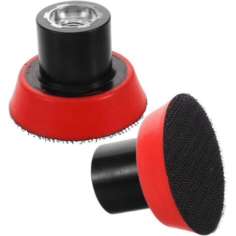 2 Stück Schleifteller für Winkelschleifer, Schleifzubehör, selbstklebende 50 mm Stützteller, geeignet zum Polieren und Schleifen (1/5)