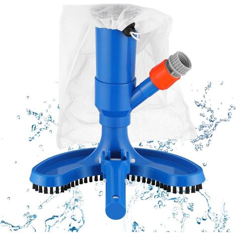 Aspirateur de Piscine, Aspirateur de Sol de Piscine, Kit de Nettoyage Piscine Convient pour piscines de plongée, spas et Bains à remous (1/5)