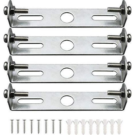 Ceiling light mounting plate, 120 mm fixing bracket (suitable for home/office pendant lights), pack of 4 (1/5)