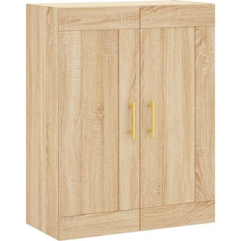 Buffet,Bahut,Armoire murale chêne sonoma 69,5x34x90 cm bois d'ingénierie CFW67829 (1/5)