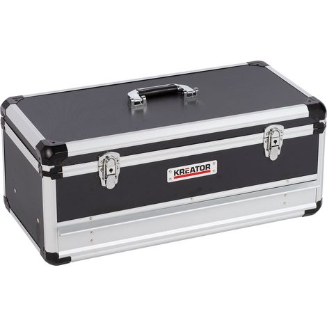 Werkzeugkasten kreator krt640603b Aluminium 62x30 cm abschließbar (1/5)
