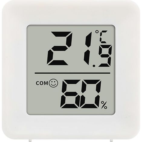 Hygromètre numérique électronique pour la maison, thermomètre de précision domestique, mini modèle pouvant être placé contre un mur (-10~50℃) (1/3)