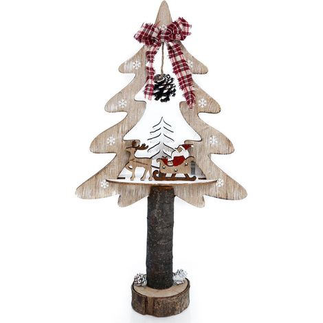 Décoration de Noël en bois XMAS TRADI