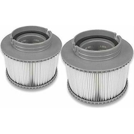 MSpa Filter, Swimming Pool Filter Cartridge, MSpa Filter Replacement Cartridge Filter for Bathtub, Spa, Swimming Pool (2pcs) (1/5)
