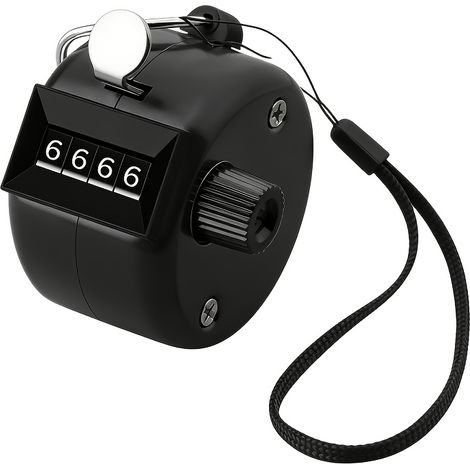Mechanischer Armbandzähler – Ein tragbarer Zähler, der keine Batterien benötigt und sich für Stricken, Sport, Rudern und Angeln eignet. Er verfügt über ein klares, gut lesbares Display und ist einfach (1/3)