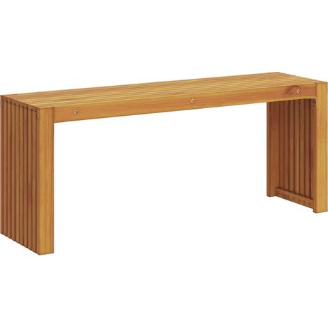 banc Huile Naturelle 110 x 30 x 45 cm Bois de teck massif (1/5)