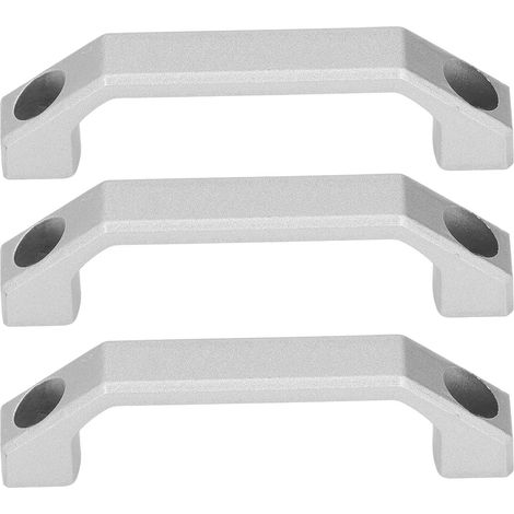 Ensemble de 3 poignées de porte et de tiroir en alliage d'aluminium pour meubles de maison, entraxe de 100 mm (1/5)