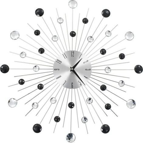 Horloge murale à mouvement quartz, design moderne, 50 cm (1/5)