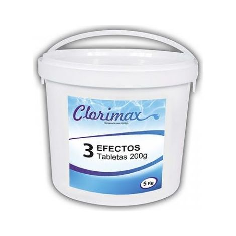 CLORIMAX 3 efectos tableta 200 g 5 kg - CLORIMAX