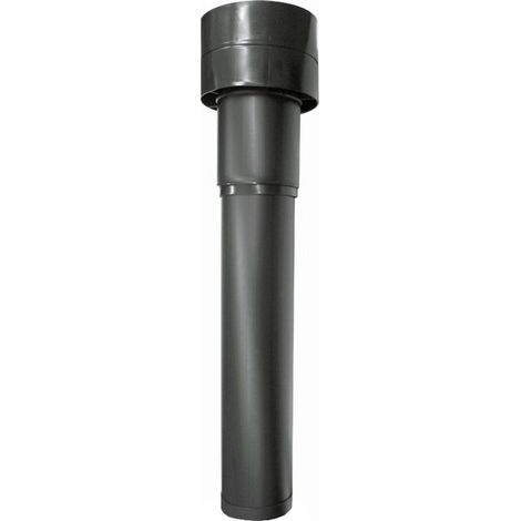 Wolf Dachdurchführung DN 125 isoliert, Länge 1159mm für CWL Schwarz (1/2)