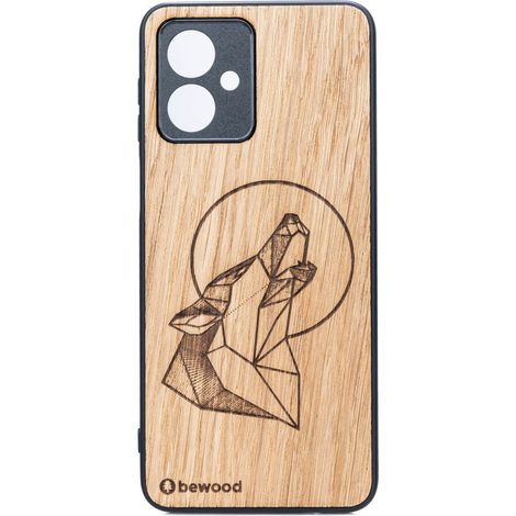 Bewood Holzkoffer für Motorola G54 5G Wolf OAK (1/2)