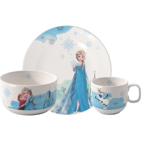 ensemble de vaisselle pour enfant, 7 pièces, garanti lave-vaisselle, résistant au four à micro-ondes, vaisselle et couverts de table pour enfant, porcelaine (1/5)
