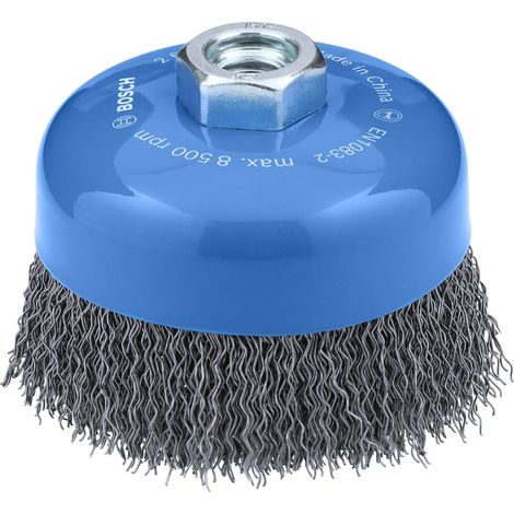 Brosse boisseau Metal Clean, alésage M14 (1/4)