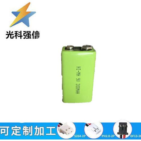 Replacement of 9V 300MAH NiMH rechargeable battery for microphones, square dance handheld microphones, large capacity and durable.