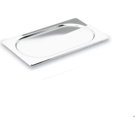 Couvercle Cuvette - 1/9 - Acier Inoxydable 18/10 - Empilable - Compatible Congélation Micro-ondes - 1 Pièce