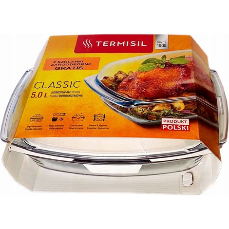 Fuente de horno rectangular de 5 l + 2 vasos aptos para horno