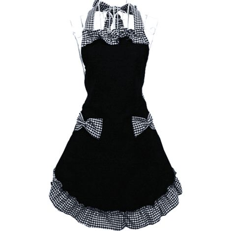 Jolis tabliers de cuisine rétro et vintage pour femmes et filles, avec poches, idéal comme cadeau pour la fête des mères. (1/3)