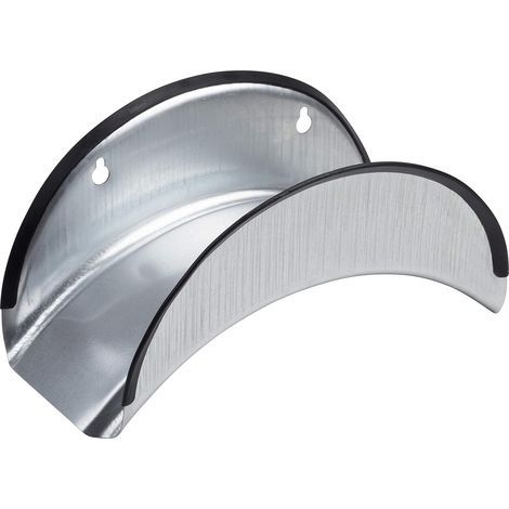 Support de Tuyau, en Acier galvanisé, avec Protection des Bords, Convient pour Tuyau de 25 m (1/2"), Support Mural, possibilité de Suspension pour Tuyau d'arrosage, Support de Tuyau, 9926050 (1/4)