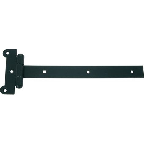 Afbat – Penture de porte en acier prépeint pour volets battants – Longueur 600 mm – Hauteur 140 mm – Forme feston – Profondeur 18 mm