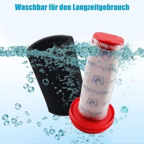 4er-Pack Ersatzfilter für Bosch Flexxo Serie 4 25,2 V/21,6 V Akku-Staubsauger BBH32101 BBH3Z0025 BBH3PETGB BBH3211GB (1/4)