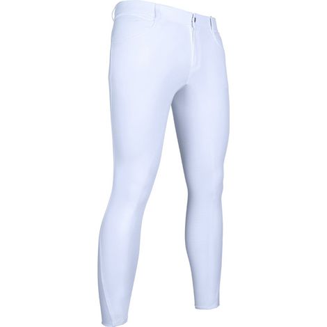 50 IT, bianco 1200: Herren-Vollsilikon-Reithose Modell James (1/3)