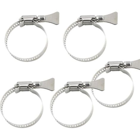 Colliers de serrage en acier inoxydable 304 pour tuyaux de 21 à 38 mm de diamètre extérieur. (1/5)