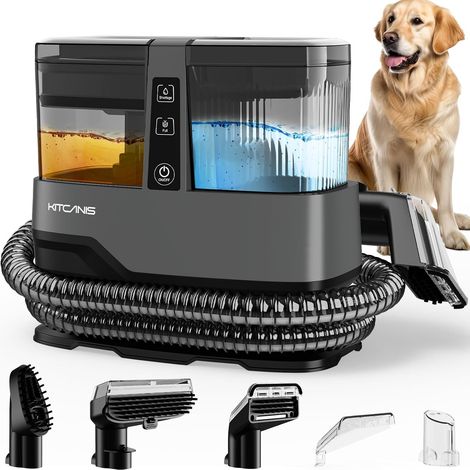 Nettoyeur Canapé Tissu 17000Pa - 78dB 600W Shampouineuse Canape avec 4 Buses Fonction d’Auto-Nettoyage Aspirateur pour Tapis, Moquettes, Meubles, Tissus, Voiture (1/5)