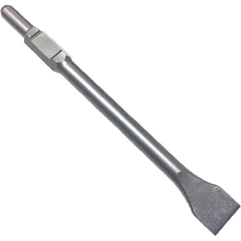 Scalpello piatto con attacco SDS-HEX realizzato in acciaio di qualità 40 x 410 mm (1/2)