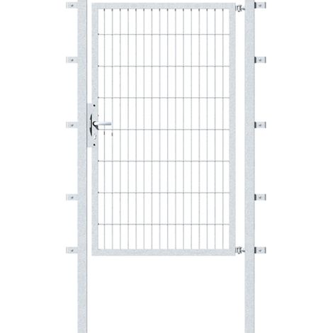 ALBERTS Einzeltor Flexo, feuerverzinkt, lichte BxH1000x1600, PF60x60/2100mm (1/2)